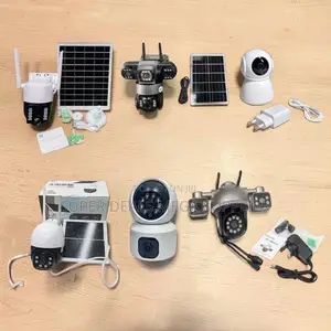 IP66 Rated 4G Wifi Rotating Dual Triple Lens Solar Cameras Wholesale