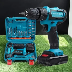 Heavy-Duty Performance Main-One Cordless Drill With Free Drill Bits