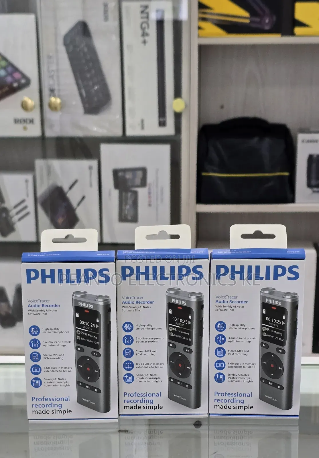 Philips VoiceTracer DVT2075 Audio Recorder