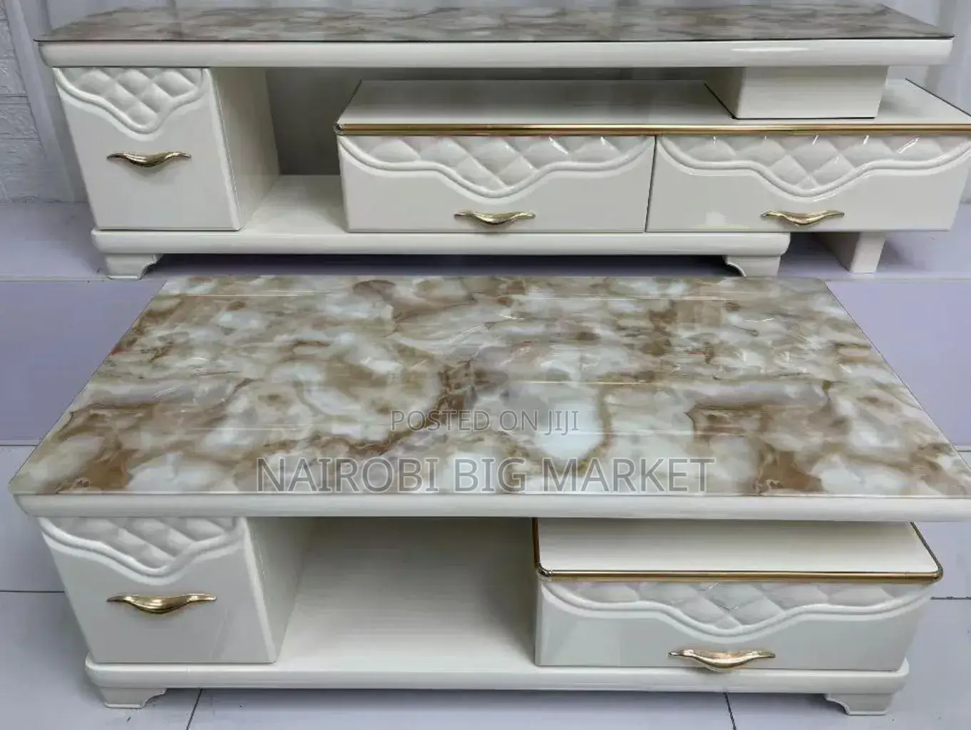 Executive Imported TV Stand at 13500 Coffee Table