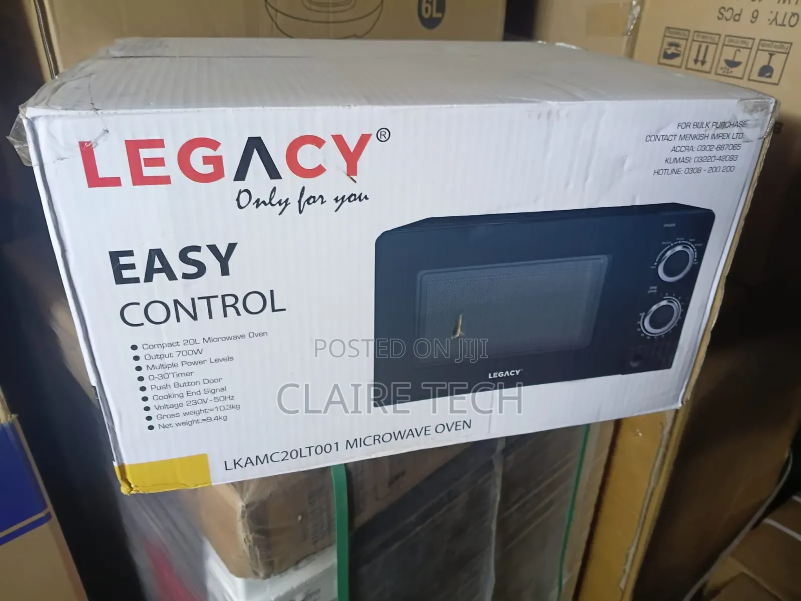 Legacy 20L Microwave Oven – Compact Efficient