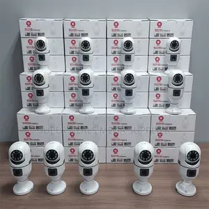 Factory Direct Prices PTZ Rotating Dual Lens Wifi Bulb Cameras