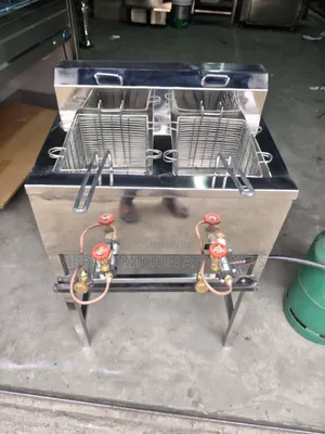Double Tank Gas Fryer – With Fibre Insulated Sides