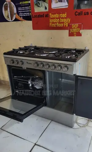 Ramtons RF/496- 60*90 Stainless Steel Cookerwith Gas Compartment