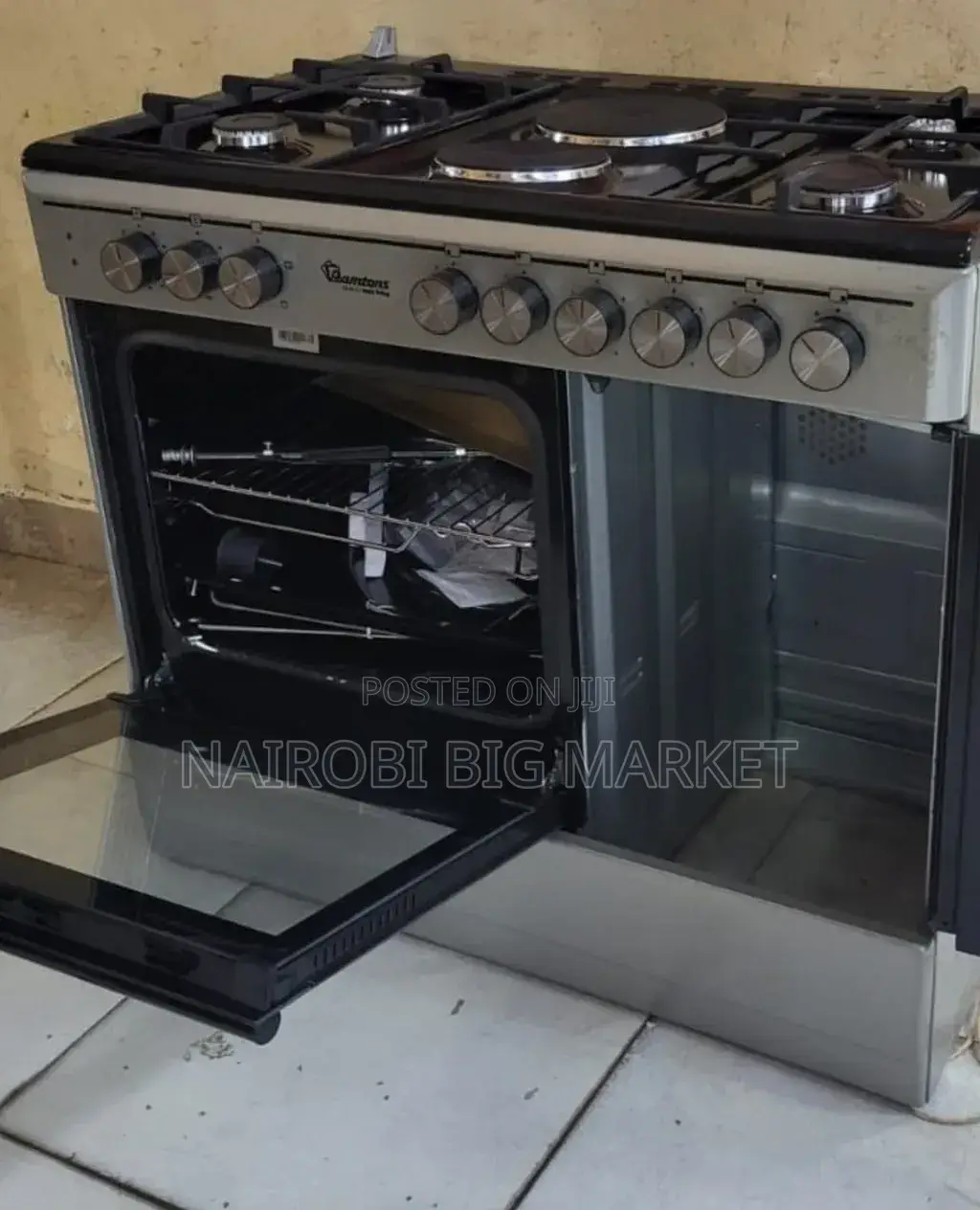 Ramtons 60 by 90 4+1 Hotplate Gas Cooker