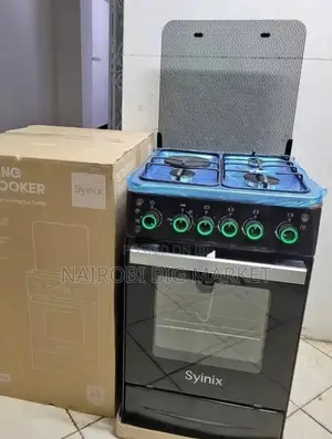 3+1 Gas Cooker Syinix 50 by 55 With Electric Oven