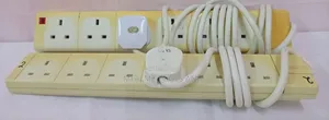 Ex-Uk 6-Way Extension Sockets