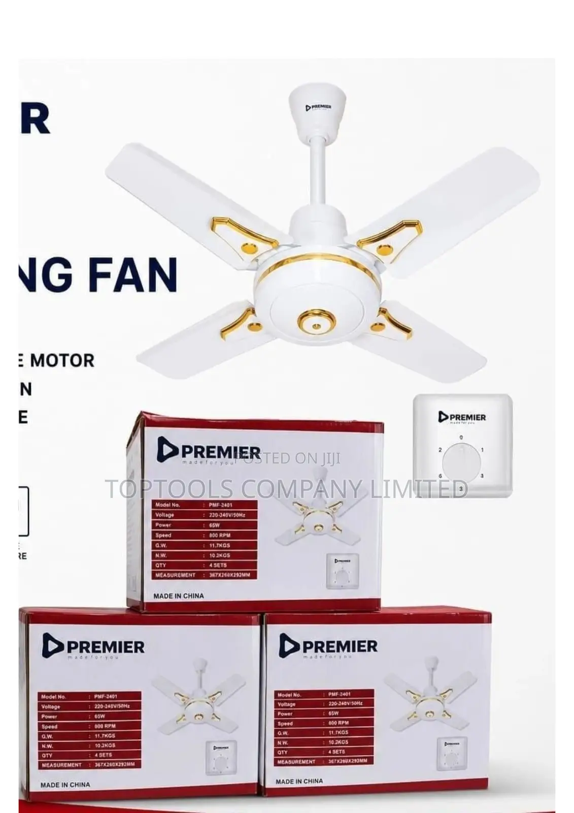 Premier Ceiling Fan 24inch 5 Speed