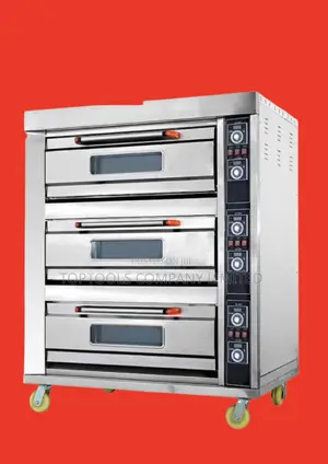 Premier Commercial Electric Oven Three Deck Six Tray