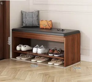 DIY Dual Open Shelving Entry Way Shoe Bench -
