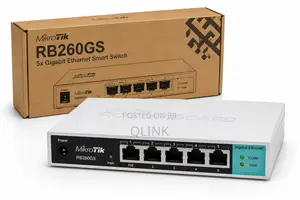 MikroTik RB260GS 5x Gigabit Ethernet Smart Switch