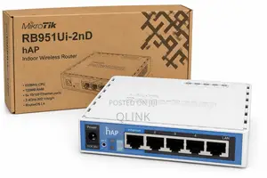 MikroTik RB951Ui-2nD hAP Indoor Wireless Router