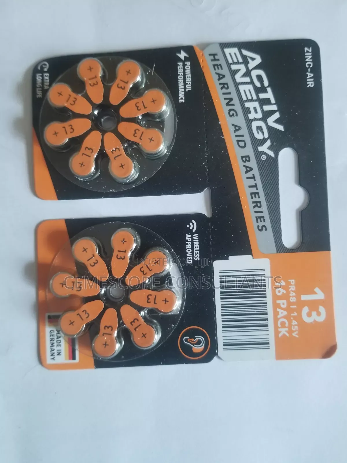 Active Energy Hearing Aid Battery