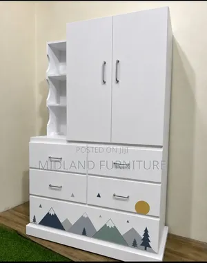 Chest of Drawer Cupboard With Hanging Rail