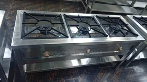 Three Burner Commercial Cooker, High Pressure