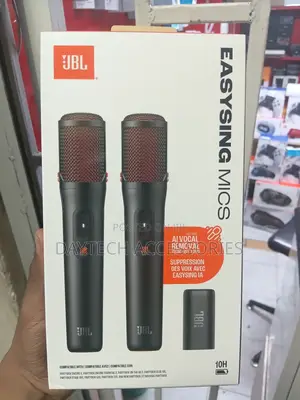 JBL - EasySing Wireless AI-Enabled Microphones - 2026 - Black
