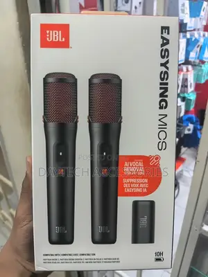 JBL EasySing Wireless Microphones for PartyBox Speakers (Pair)