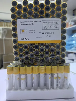 Yellow Top 4ml Blood Collection Tube –Serum Gel Clot Activator Tube