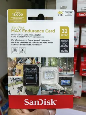 This Is a SanDisk MAX Endurance 32GB microSDHC Card.