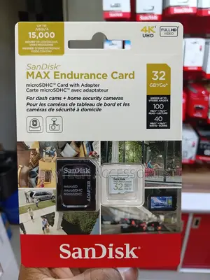 This Is a SanDisk MAX Endurance 32GB microSDHC Card.