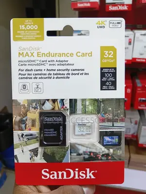 This Is a SanDisk MAX Endurance 32GB microSDHC Card.
