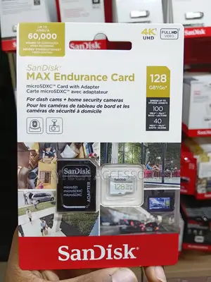 SanDisk 128GB MAX ENDURANCE UHS-I microSDXC MemoryCard With SD Adapter