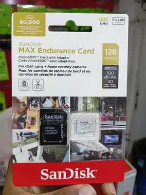 SanDisk 128GB MAX ENDURANCE UHS-I microSDXC MemoryCard With SD Adapter