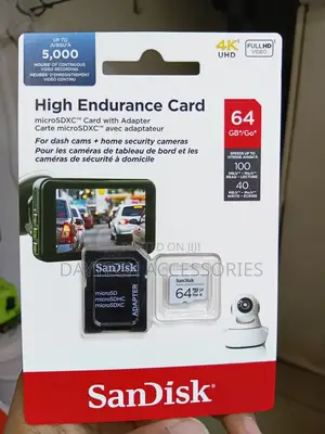 SanDisk High Endurance microSDXC Memory Card - 64GB