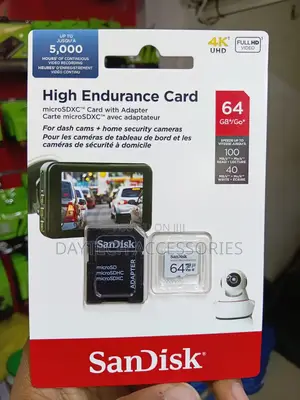 SanDisk High Endurance microSDXC Memory Card - 64GB