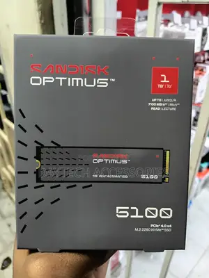 SanDisk Optimus 5100 1TB M.2 NVMe PCIe Gen 4.0 Internal SSD.