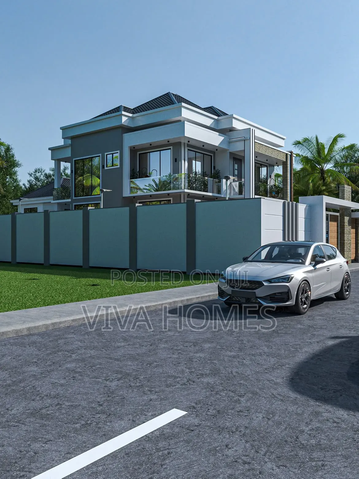 Modern 4-Bedroom House Design Is Thoughtfully Planned.