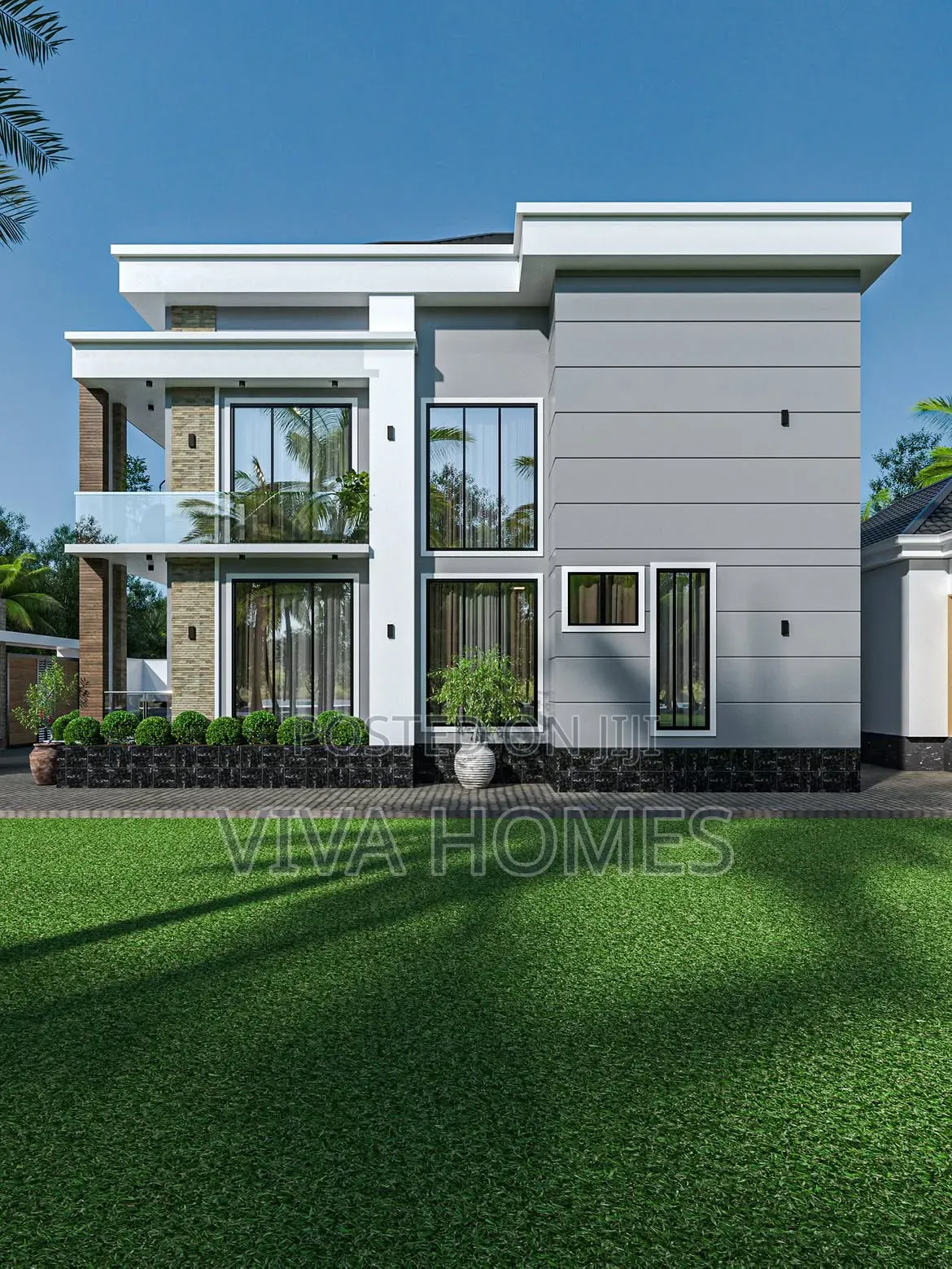 Modern 4-Bedroom House Design Is Thoughtfully Planned.
