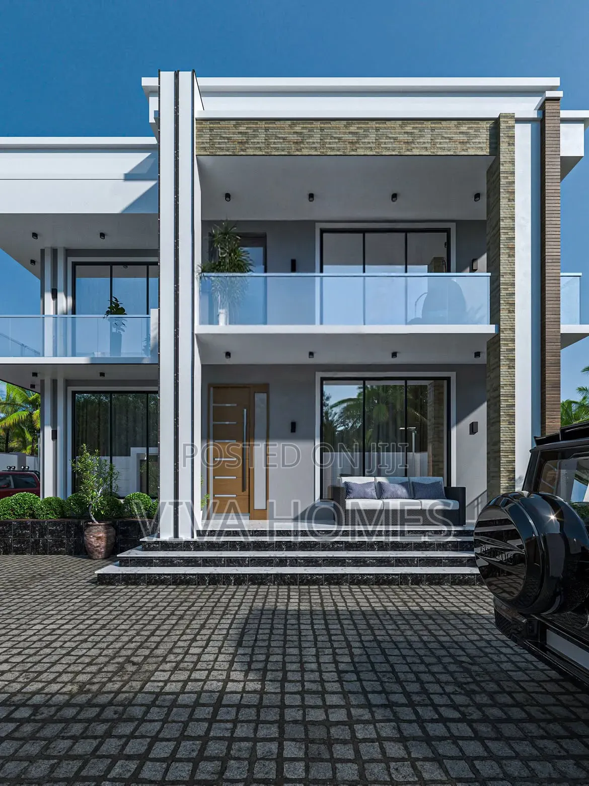 Modern 4-Bedroom House Design Is Thoughtfully Planned.