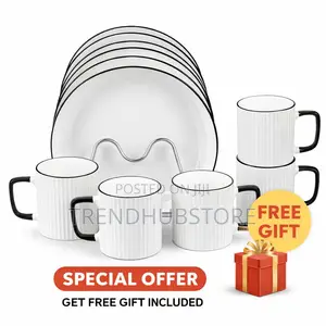 24PCS Japanese Ceramic Dinner Set + FREE Gift | Luxury Tableware