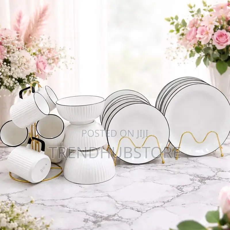 24PCS Japanese Ceramic Dinner Set + FREE Gift | Luxury Tableware