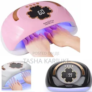 248W UV LED Nail-Shaped Top for 2 Hands With a Digital Timer Display.
