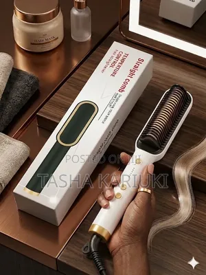 Electric Hair Straightener Brush (Straight Comb)
