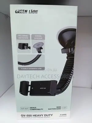This Is a Green Lion GV-550 Heavy Duty Windshield Car Phone Mount.