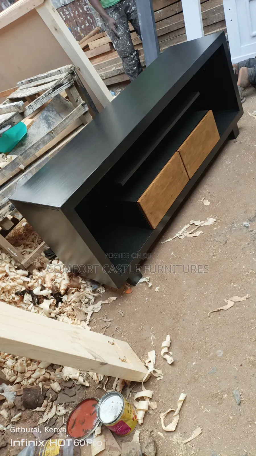 TV Stand Showcase , 5ft Long Merriam Design.