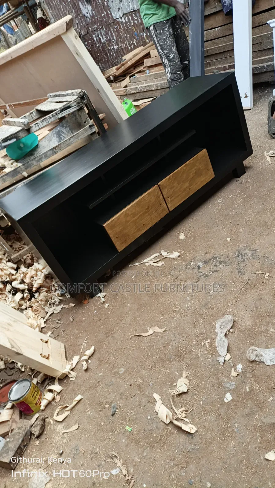 TV Stand Showcase , 5ft Long Merriam Design.
