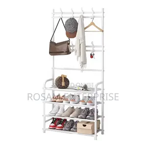 Shoe Rack With Hanger 5 Tier