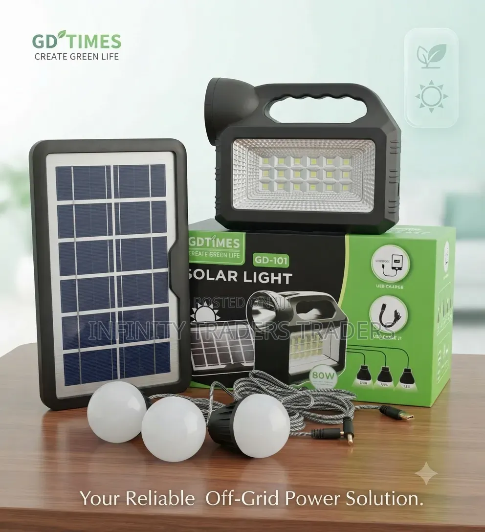 Solar Lighting and Power Kit