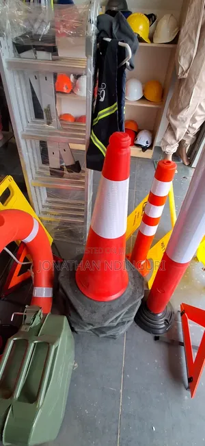 Reflective Safety Cone – Construction Site Marker