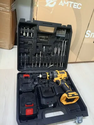 DeWalt Professional 96V Cordless Drill Set – Dual Battery Charger