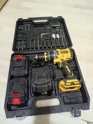 DeWalt 96V Cordless Drill Set – Dual Battery Charger