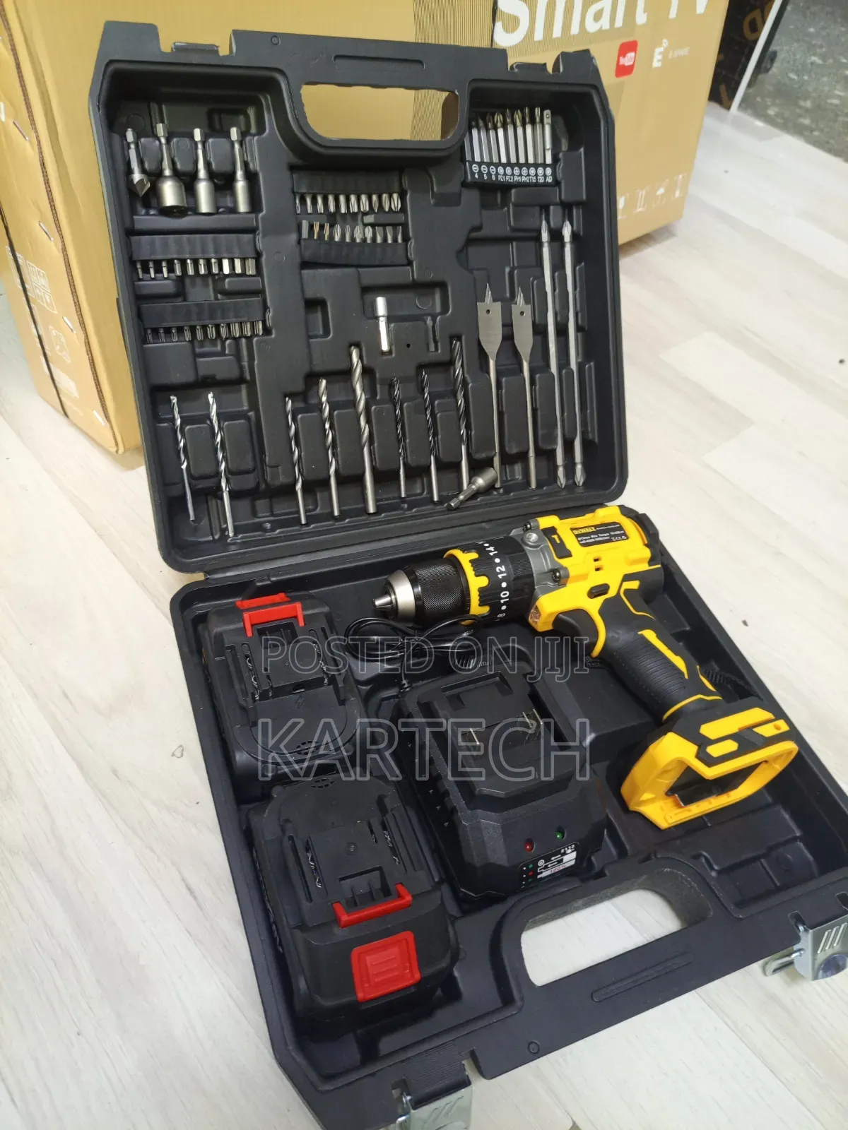 DeWalt 96V Brushless Cordless Drill Machine With Accessory Kit