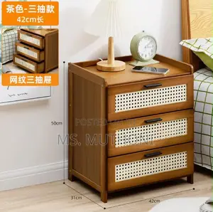 3 Drawer DIY Rattan Nightstand