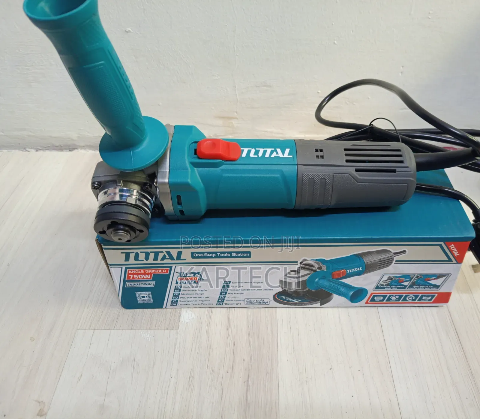 TOTAL 750Watts Electric Angle Grinder