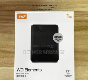 1 TB- WD External Hard Drive
