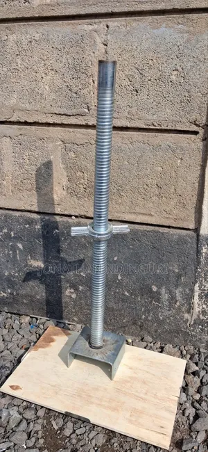 Scaffold Adjustable Base Jack – U-Shape Steel Jack